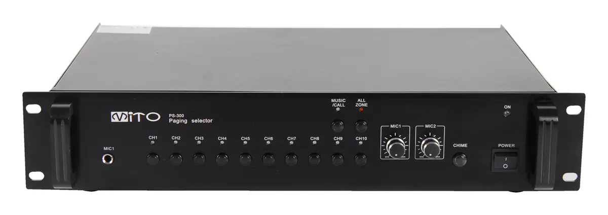 Mito PS 300 10 Bölgeli Bölge Seçici / Anons Kontrol Ünitesi — görsel 2