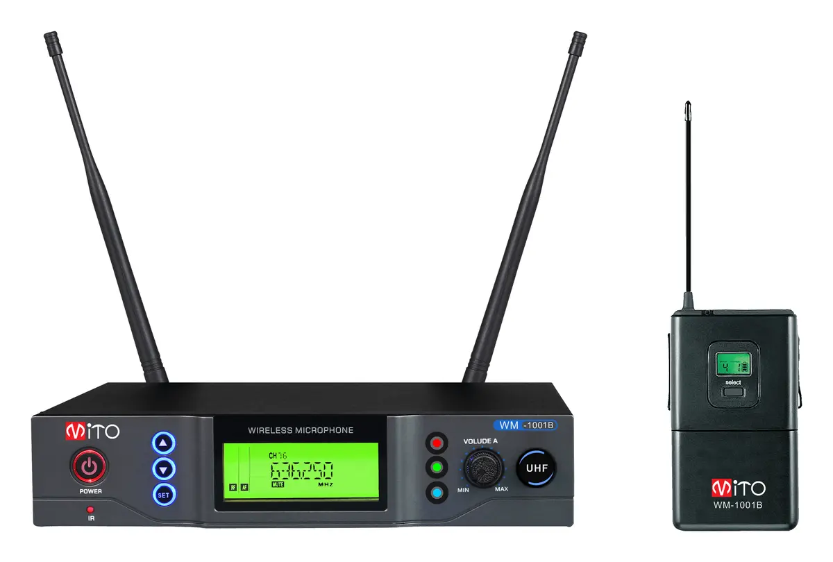 Mito WM-1001 B UHF Kablosuz Mikrofon Seti