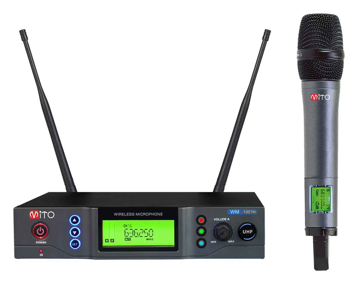 Mito WM-1001 H UHF Kablosuz Mikrofon Seti