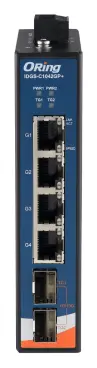 ORing IDGS-C1042GP+ 6 Port Multi-Giga Switch ve 4x 2.5GbE + 2x 1G/10G SFP socket Endüstriyel Yönetilemez Switch — görsel 2
