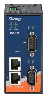 ORing IDS-322 Serial Device Server ve 2FE ve 2 RS-232/422/485 Seri Cihaz Sunucusu — görsel 2