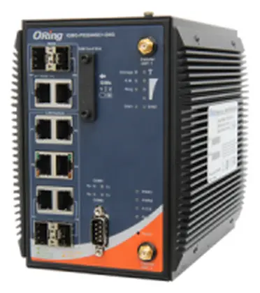 ORing IGMG-P83244GC+-D4G 4G LTE Gateway ve 4GE, 4G Combo ve 2 Serial Port Endüstriyel IoT Gateway