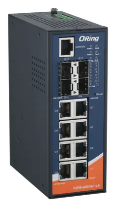 ORing IGPS-9084GP-LA-PN PROFINET CC-B Ethernet Switch ve 8GE PoE ve 4G SFP, IEEE 802.3af/at Endüstriyel Yönetilebilir PoE Switch