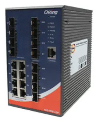 ORing IGS-R9812GP 8GE + 12G SFP L3 Endüstriyel Yönetilebilir Switch
