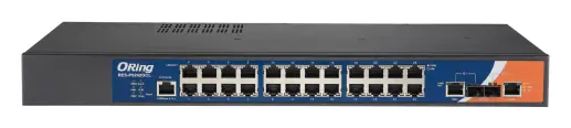 ORing RES-P9242GCL-LV IEC 61850-3 Cyber-hardened Yönetilebilir L2 Ethernet Switch ve 24FE ve 2G Combo, Dual 24/48VDC IEC 61850-3 Trafo Merkezi Switch — görsel 2