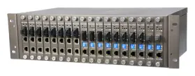 ORing RMC-1000 Endüstriyel Rack Tipi Ethernet to Fiber Medya Dönüştürücü Şasi ve 18 slots Medya Dönüştürücü Şasisi