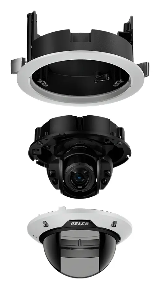 Pelco SRXE4-6V9-EMD-1 Sarix Enhanced 4 Series 6MP 4.4-9.3mm IP Dome Kamera — görsel 3