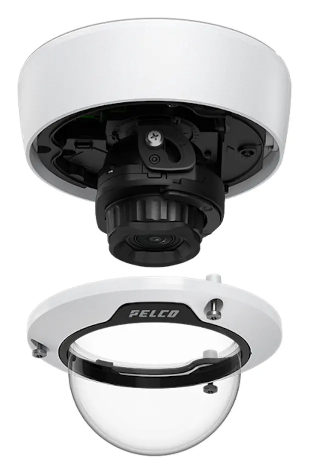 Pelco SRXP4-5V10-IMD-IR Sarix Professional 4 Series 5MP 3.4-10.5mm IP Dome Kamera — görsel 2