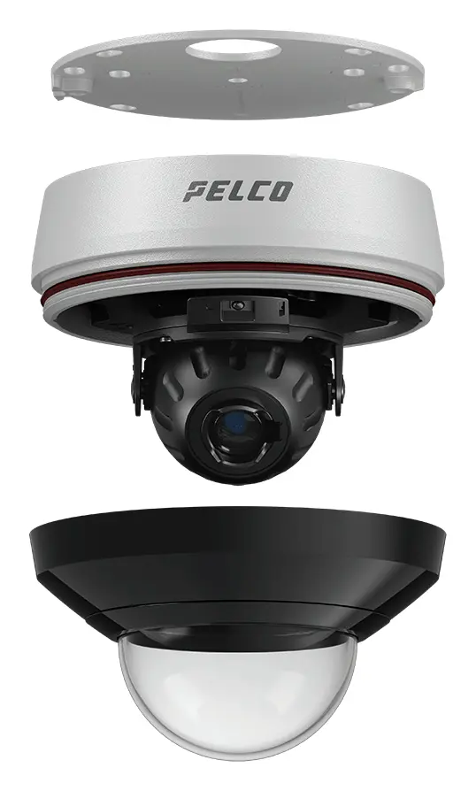 Pelco SRXP4C-5F3-EMD-IR Sarix Pro 4 Compact 5MP IP Dome Kamera — görsel 3
