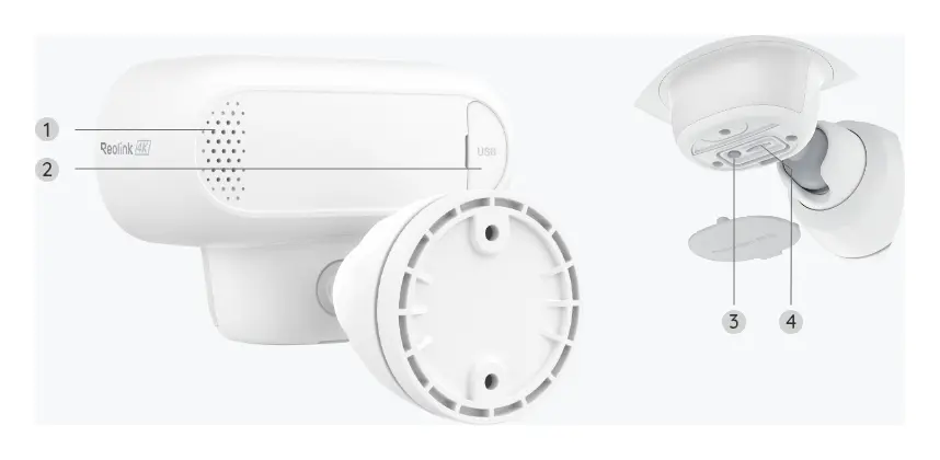 Reolink Argus 4 Pro 4K Wi-Fi Pilli Kamera — görsel 5