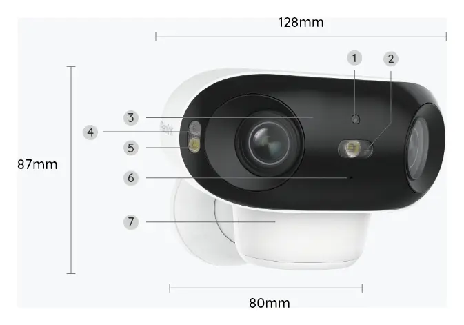 Reolink Argus 4 4K Wi-Fi 6 Çok Lensli Kamera — görsel 3