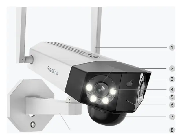 Reolink Duo 2 LTE 6MP 4G LTE Çok Lensli Kamera — görsel 2