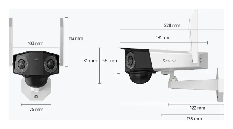 Reolink Duo 2 LTE 6MP 4G LTE Çok Lensli Kamera — görsel 5