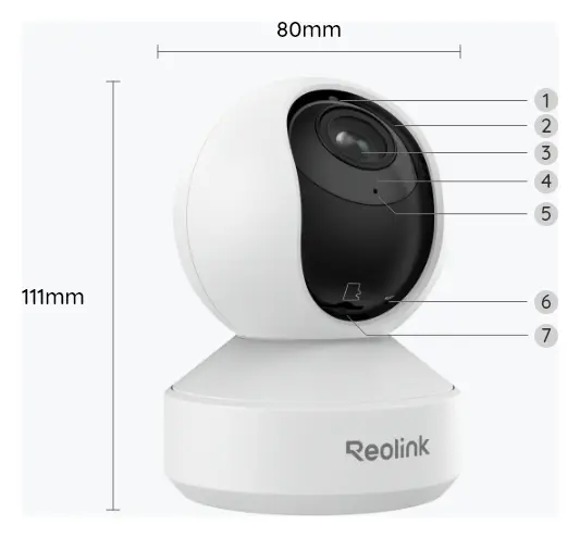 Reolink E1 Zoom 4K Wi-Fi 6 PTZ Kamera — görsel 2
