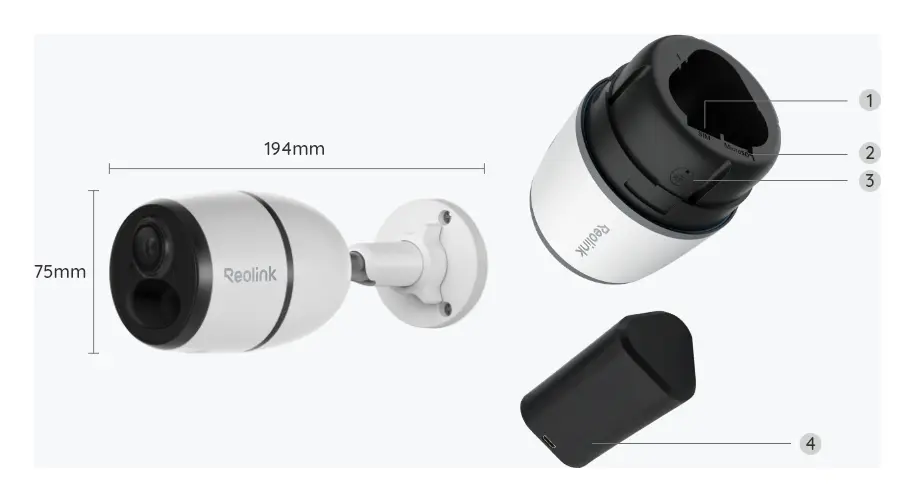 Reolink Go Plus 2K 4G LTE Kamera — görsel 3