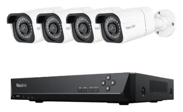Reolink NVS8-8MB4 4K PoE 8 Kanal 4 Kameralı Güvenlik Kamerası Seti