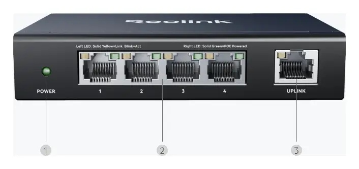 Reolink RLA-PS1E PoE Switch — görsel 3