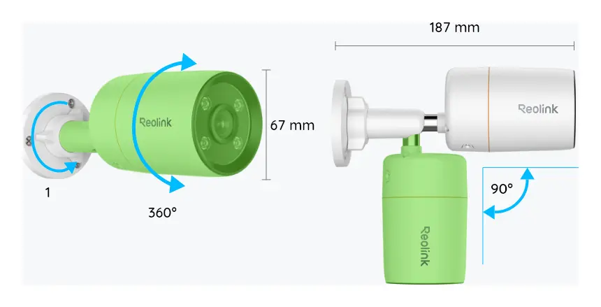 Reolink RLC-1212A 12MP PoE Bullet Kamera — görsel 3