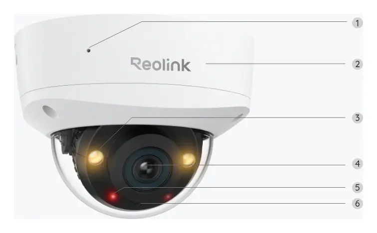 Reolink RLC-1240A 12MP PoE Dome Kamera — görsel 2