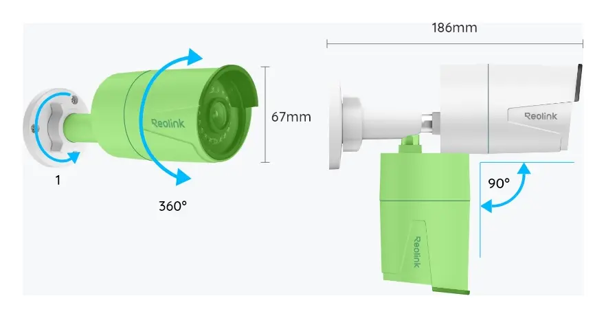 Reolink RLC-510A 5MP PoE Bullet Kamera — görsel 5