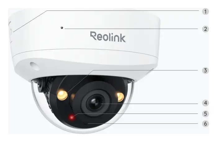 Reolink RLC-540A 5MP PoE Dome Kamera — görsel 2