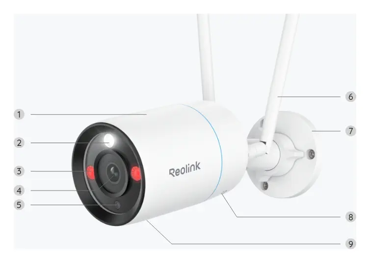 Reolink RLC-810WA 4K 8MP Wi-Fi 6 Bullet Kamera — görsel 2