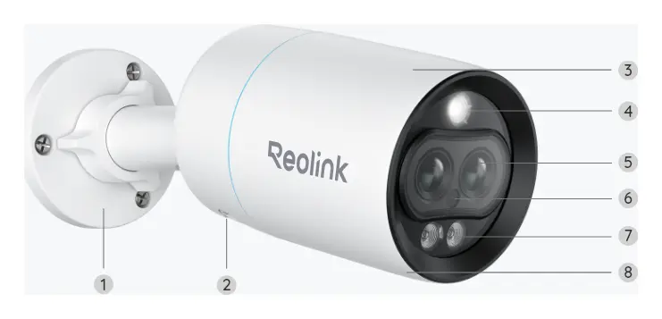 Reolink RLC-81MA 4K PoE Çok Lensli Kamera — görsel 2