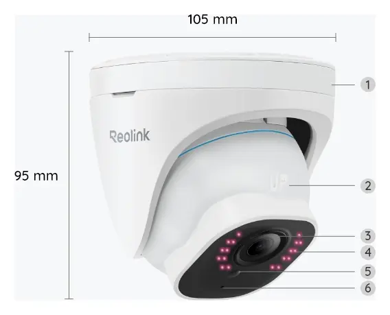 Reolink RLC-820A 4K PoE Dome Kamera — görsel 3