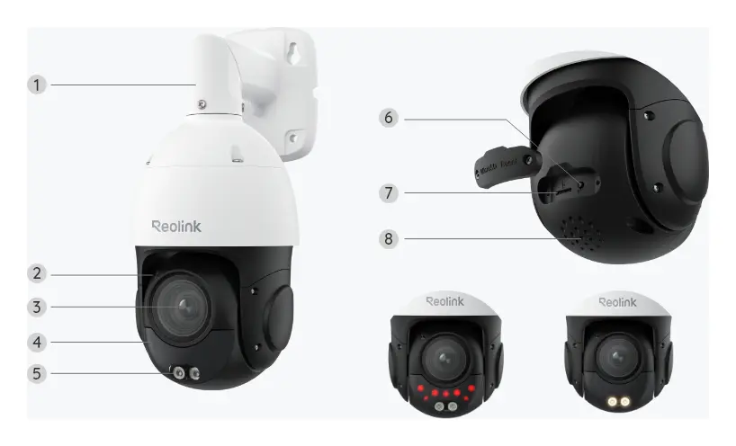 Reolink RLC-823S1 4K PoE PTZ Kamera — görsel 2