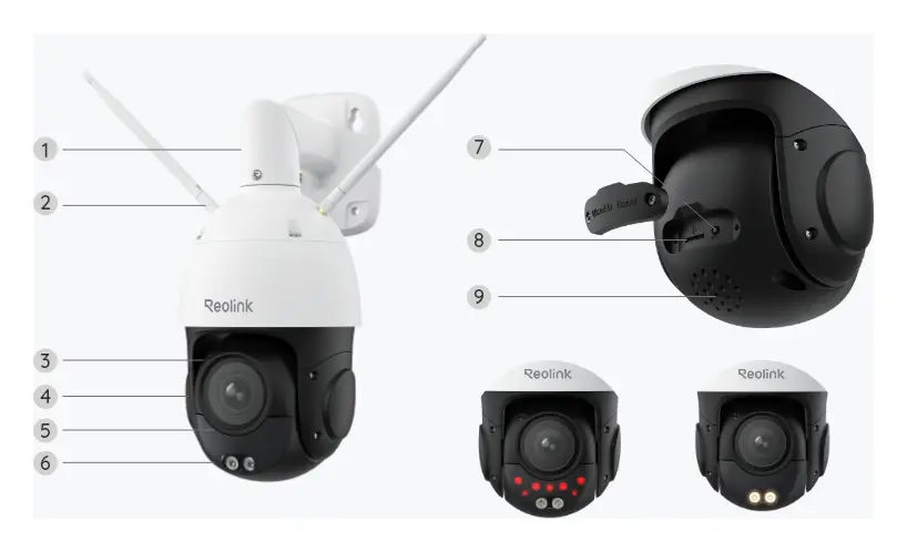 Reolink RLC-823S1W 4K Wi-Fi 6 PT Kamera — görsel 2