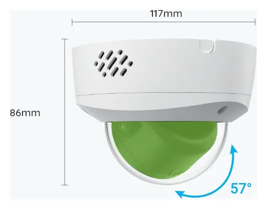 Reolink RLC-840A 4K 8MP PoE Dome Kamera — görsel 5