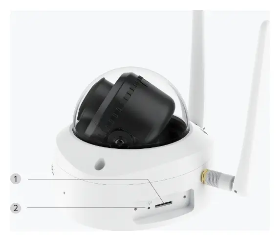 Reolink RLC-840WA 4K Wi-Fi 6 Dome Kamera — görsel 3