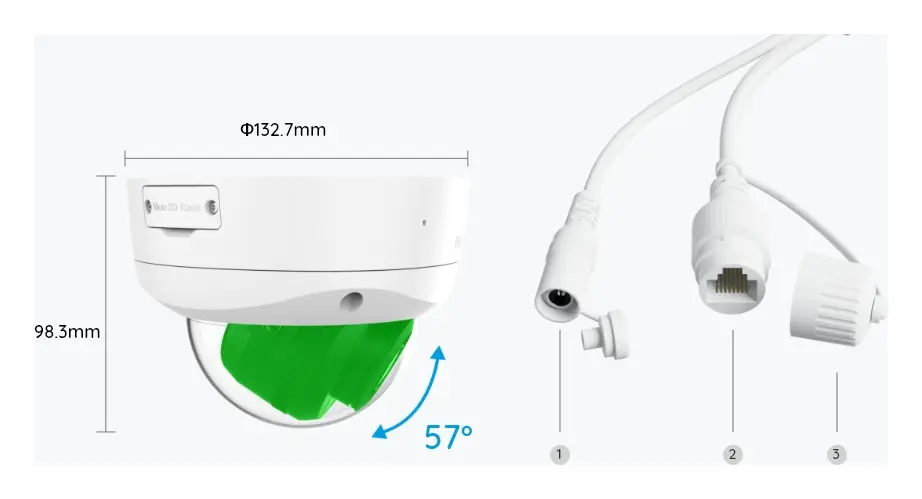 Reolink RLC-843A 4K PoE Dome Kamera — görsel 4