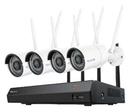 Reolink RLK12-500WB4 2K Wi-Fi 12 Kanal 4 Kameralı Güvenlik Kamerası Seti