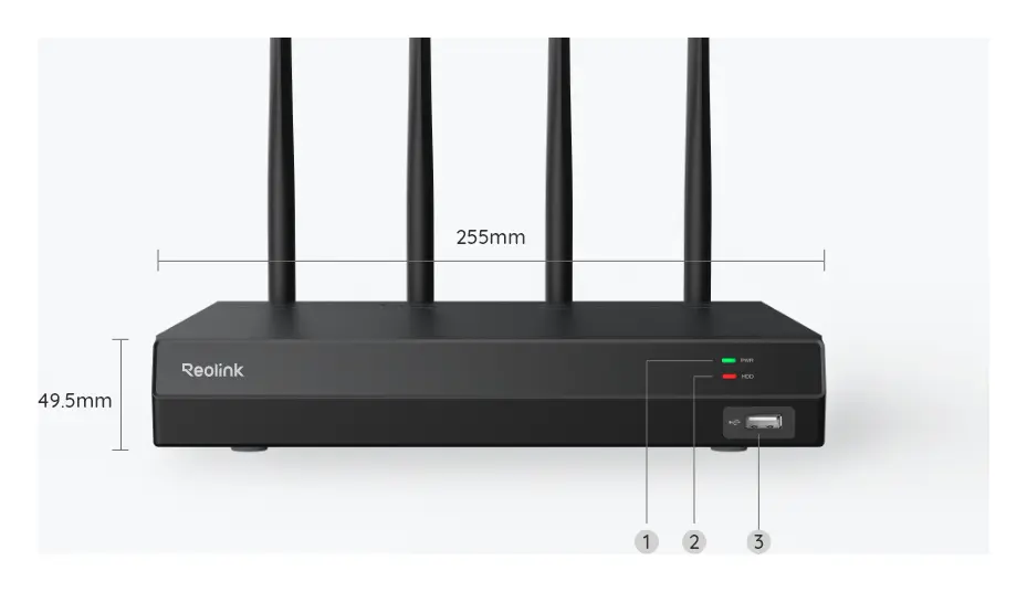 Reolink RLK12-800WB4 4K Wi-Fi 12 Kanal 4 Kameralı Güvenlik Kamerası Seti — görsel 3