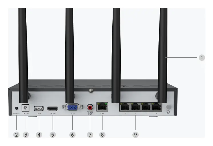 Reolink RLK12-800WPTZ4 4K Wi-Fi 12 Kanal 4 Kameralı Güvenlik Kamerası Seti — görsel 3