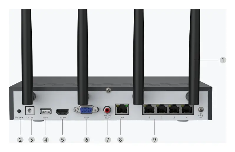 Reolink RLK12-800WV4 4K Wi-Fi 12 Kanal 4 Kameralı Güvenlik Kamerası Seti — görsel 6