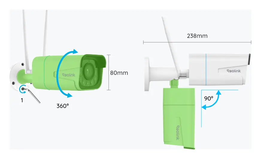 Reolink RLK12-811WB4 4K Wi-Fi 12 Kanal 4 Kameralı Güvenlik Kamerası Seti — görsel 3