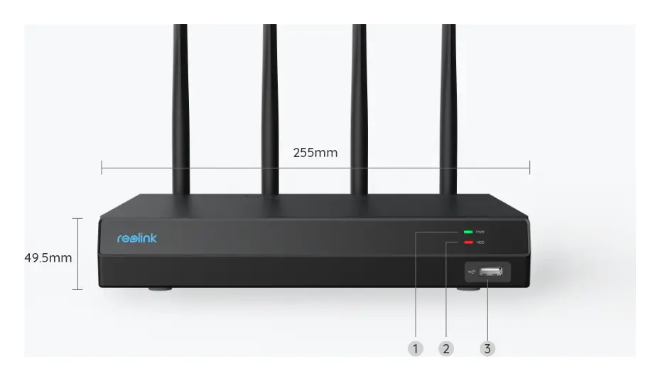 Reolink RLK12-811WB4 4K Wi-Fi 12 Kanal 4 Kameralı Güvenlik Kamerası Seti — görsel 6