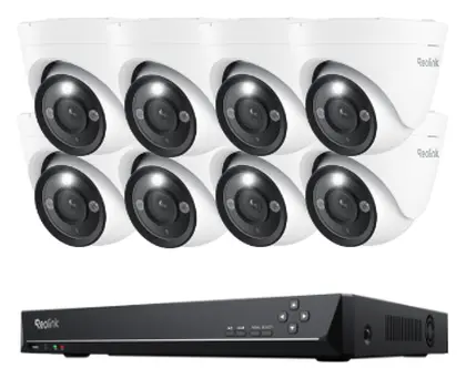 Reolink RLK16-1200D8-A 12MP PoE 16 Kanal 8 Kameralı Güvenlik Kamerası Seti
