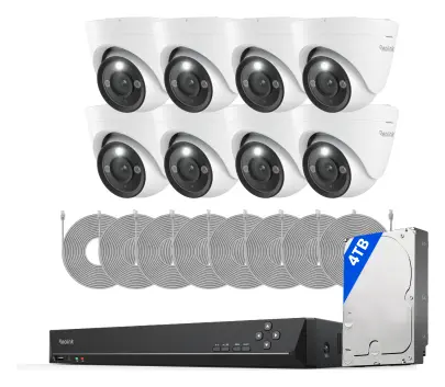 Reolink RLK16-833D8-A 4K PoE 16 Kanal 8 Kameralı Güvenlik Kamerası Seti