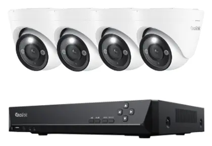 Reolink RLK8-1200D4-A 12MP PoE 8 Kanal 4 Kameralı Güvenlik Kamerası Seti