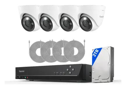 Reolink RLK8-1200D4-A 12MP PoE 8 Kanal 4 Kameralı Güvenlik Kamerası Seti — görsel 2