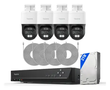 Reolink RLK8-800TM4 4K PoE 8 Kanal 4 Kameralı Güvenlik Kamerası Seti
