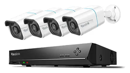 Reolink RLK8-810B4-A 4K PoE 8 Kanal 4 Kameralı Güvenlik Kamerası Seti