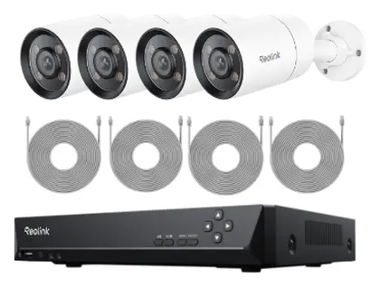 Reolink RLK8-CX410B4 2K PoE 8 Kanal 4 Kameralı Güvenlik Kamerası Seti