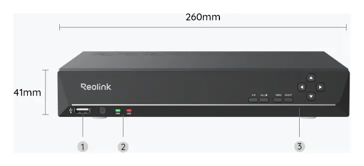 Reolink RLK8-CX410B4 2K PoE 8 Kanal 4 Kameralı Güvenlik Kamerası Seti — görsel 2