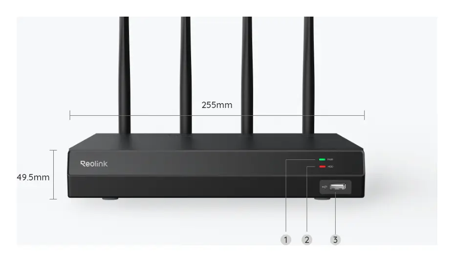 Reolink RLN12W 16 Kanal Wi-Fi NVR Kayıt Cihazı — görsel 3