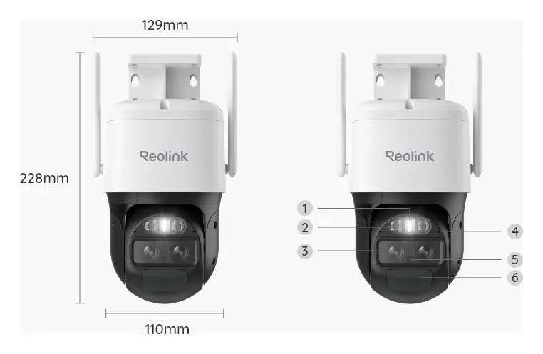 Reolink TrackMix (Battery) 4K PTZ Kamera — görsel 5