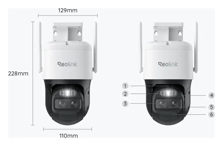Reolink TrackMix LTE 8MP 4G LTE PTZ Kamera — görsel 4